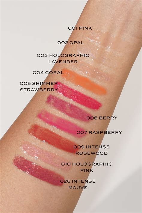 dior addict lip glow oil shades|Dior lip gloss color chart.